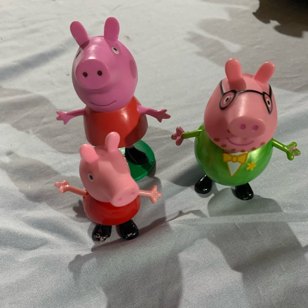 Peppa Pig toy lot of 3